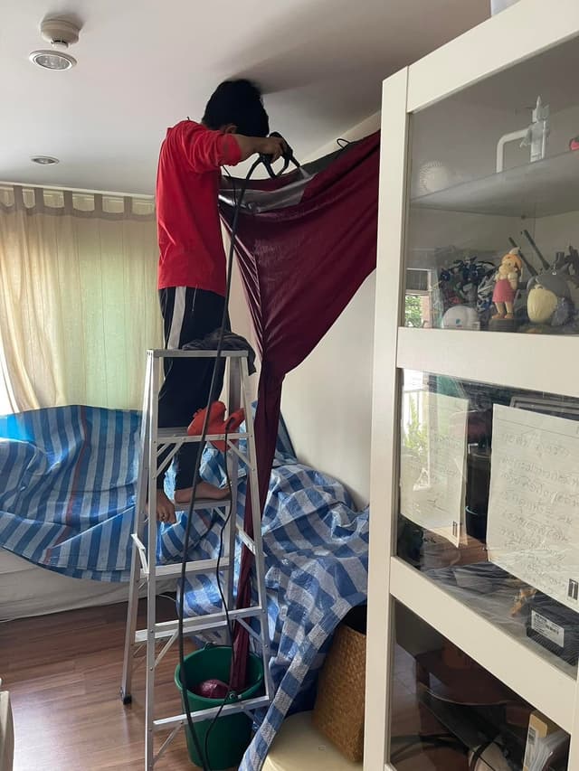 งานล้างแอร์ติดผนัง 1